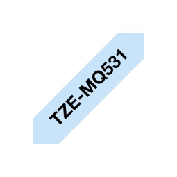 P-touch Tarranauha TZe-MQ531 musta/sininen