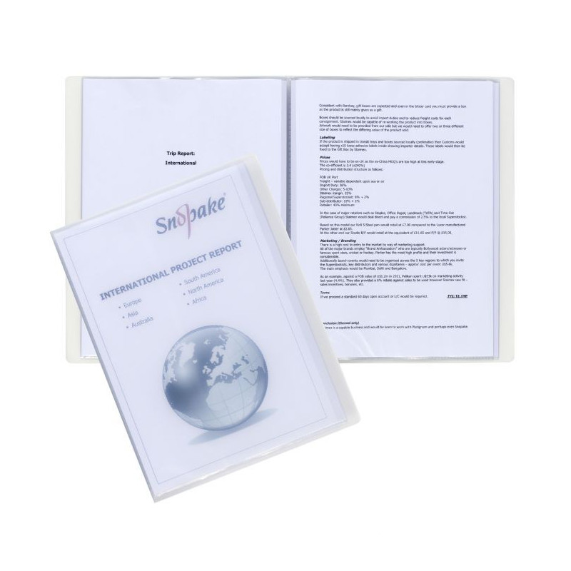 Taskukansio Snopake kirkas A5/20