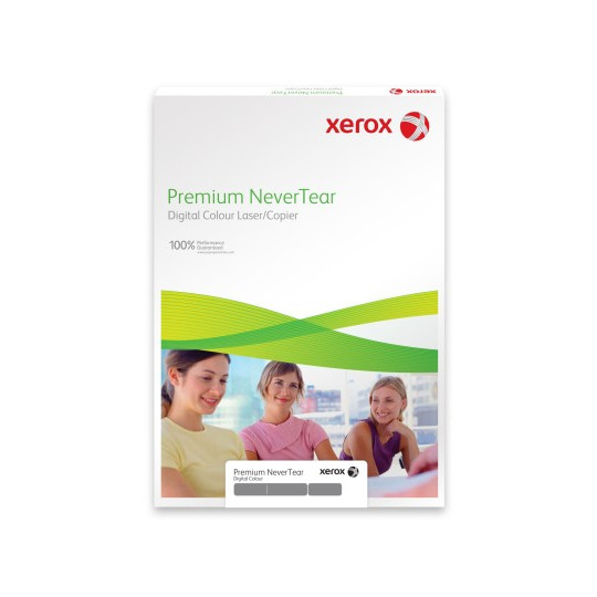 Xerox NeverTear A3 145mic Valkoinen /100kpl - kalvopaperi kestäville tulosteille