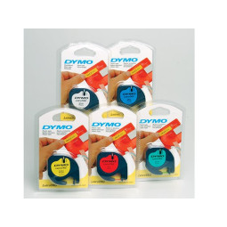 dymo letratag teippi punainen 91223