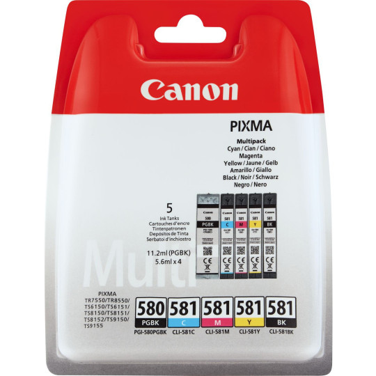 Canon PGI-580/CLI-581 BK/CMYK Multipack