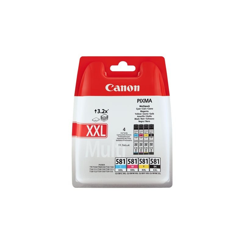 Canon CLI-581 BK/C/M/Y Photo Multipack