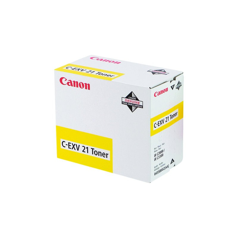 canon c-exv21 toner yellow 0455b002 14k
