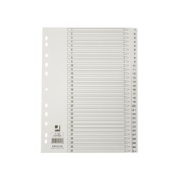 Numerohakemisto 1-31 Kartonki