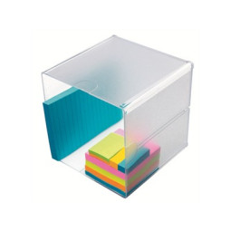 Säilytyskuutio perusosa Deflecto - työpöytä ja kahviotila järjestykseen