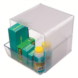 Säilytyskuutio 1 vetolaatikko Deflecto - työpöytä ja kahviotila järjestykseen