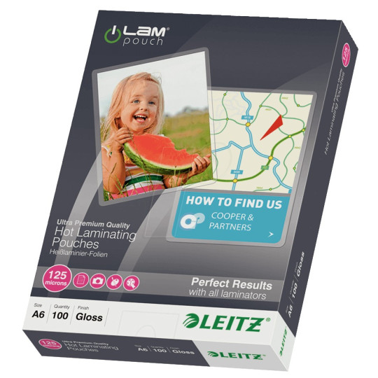 Lamitasku A6 125mic Leitz UDT /100kpl (pkt)