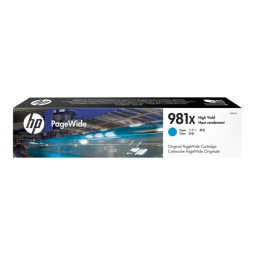 HP 981X HY 10K Cyan Mustepatruuna
