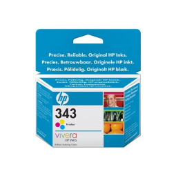 HP No 343 3-värimustepatruuna