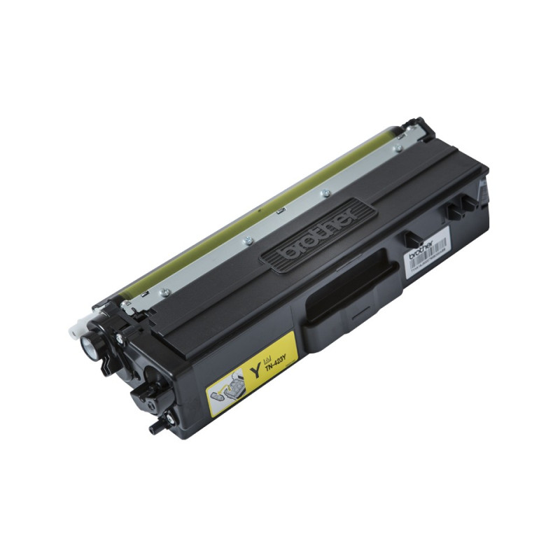 Brother TN-423 Yellow 4K Laserkasetti, alkuperäinen 4000 sivun tulostuskasetti.