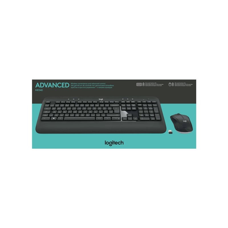 Logitech MK540 Wireless Combo näppäimistö+hiiri, langaton