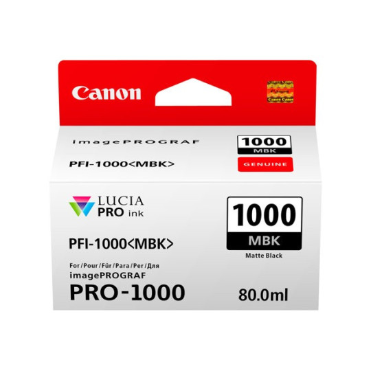 Canon PFI-1000 MBK Matte Black Mustepatruuna 80ml