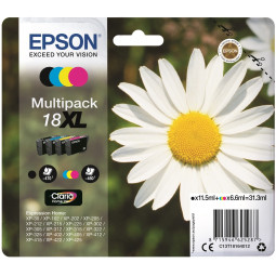 Epson T1816 (18XL) Multipack 4 mustepatruunaa