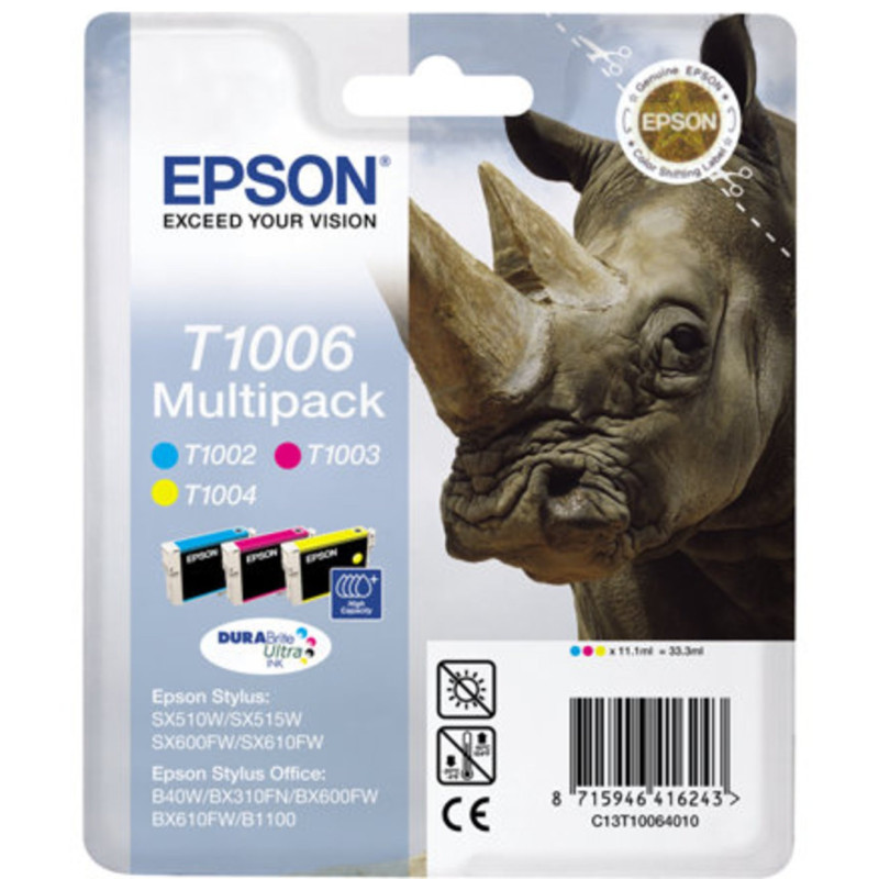 Epson T1006 3-väripatruuna