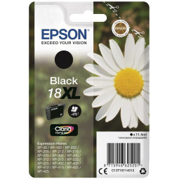 Epson T1811 (18XL) Musta Mustepatruuna
