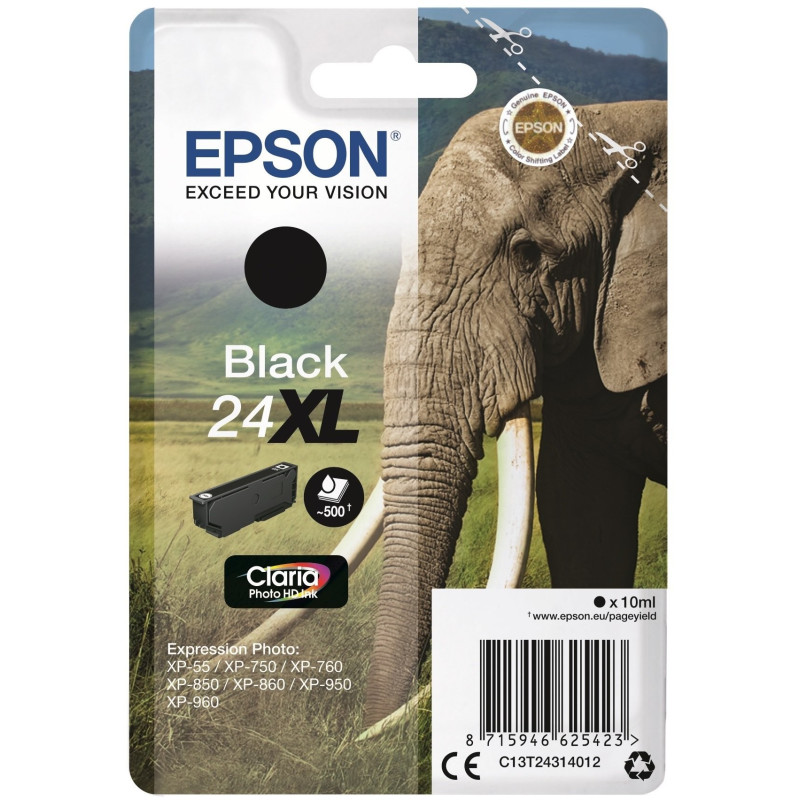 Epson T2431 (24XL) Musta Mustepatruuna