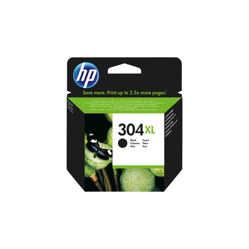 HP No 304 XL Mustepatruuna musta
