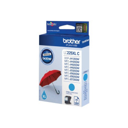 Brother LC-225XLC Cyan Mustepatruuna 1,2K
