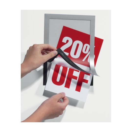 Tarra/magneettitasku A5 Hopea /2kpl Duraframe