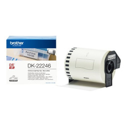 Brother DK-22243 tarra 103mm musta/valkoinen