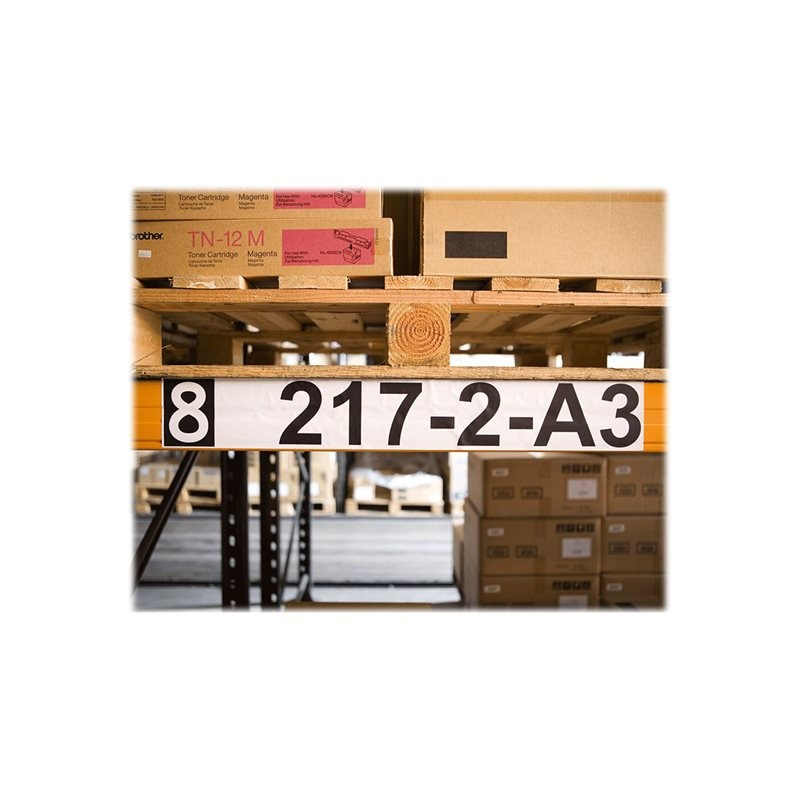 Brother DK-22243 tarra 103mm musta/valkoinen