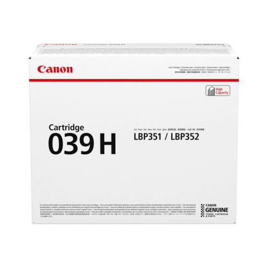 Canon 039H Musta Laserkasetti 25K