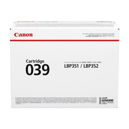 Canon 039 Musta Laserkasetti 11K