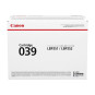 Canon 039 Musta Laserkasetti 11K