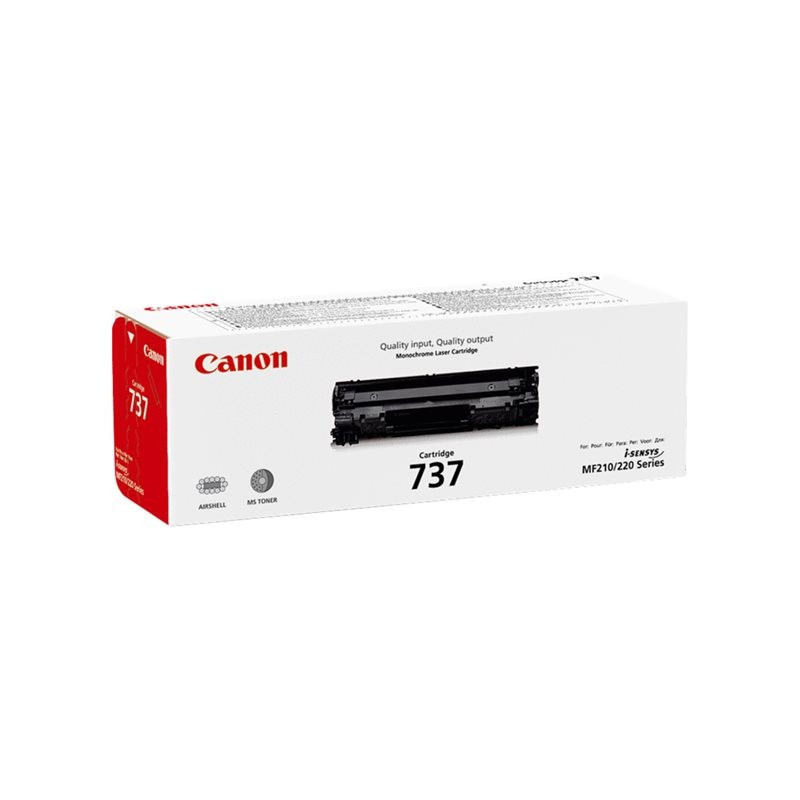 Canon 737 Musta Laserkasetti 2,4K
