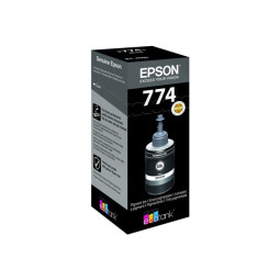 Epson 774 EcoTank Musta Mustesäiliö. Alkuperäinen 140 ml:n täytemuste, jolla tulostat jopa 6000 sivua.