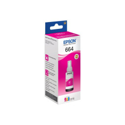 Epson 664 EcoTank Magenta Mustesäiliö. Alkuperäinen 70 ml:n täytemuste, jolla tulostat jopa 7500 sivua.