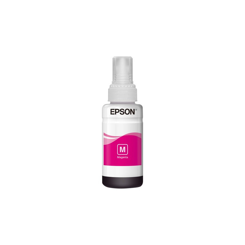Epson 664 EcoTank Magenta Mustesäiliö. Alkuperäinen 70 ml:n täytemuste, jolla tulostat jopa 7500 sivua.