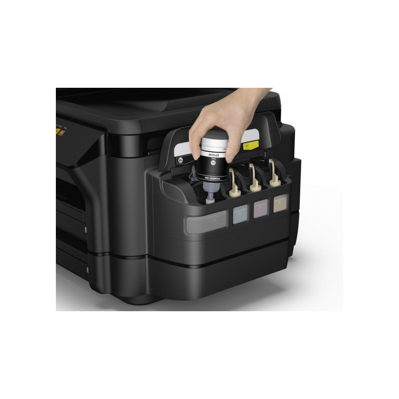 Epson 664 EcoTank Yellow Mustesäiliö. Alkuperäinen 70 ml:n täytemuste, jolla tulostat jopa 7500 sivua.