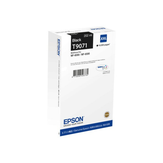 Epson T9071XXL Musta Mustepatruuna 10K