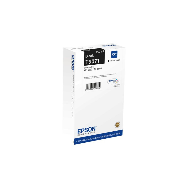 Epson T9071XXL Musta Mustepatruuna 10K