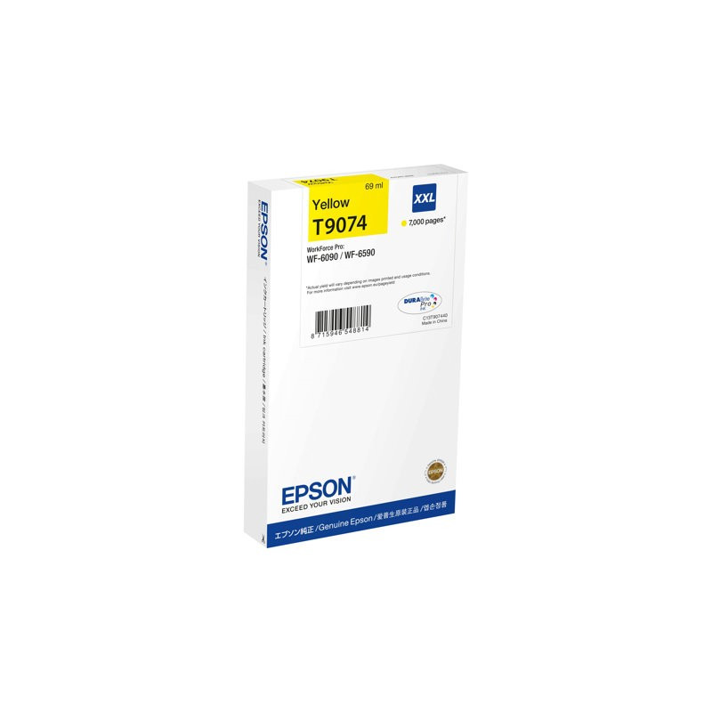 Epson T9074XXL Yellow Mustepatruuna 7K