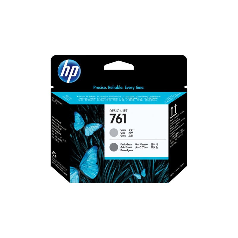 HP 761 printhead grey and dark grey