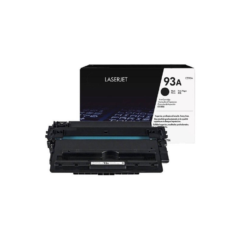 HP 93A Musta Laserkasetti 12K (CZ192A)