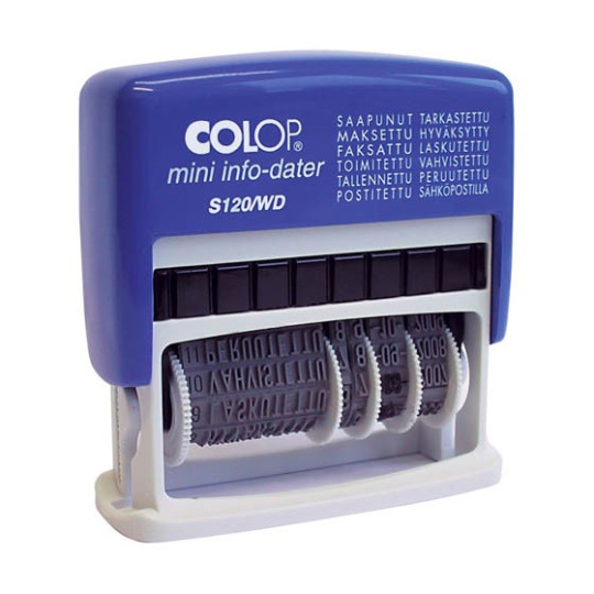 Päiväys/otsikkoleimasin Colop S120/WD