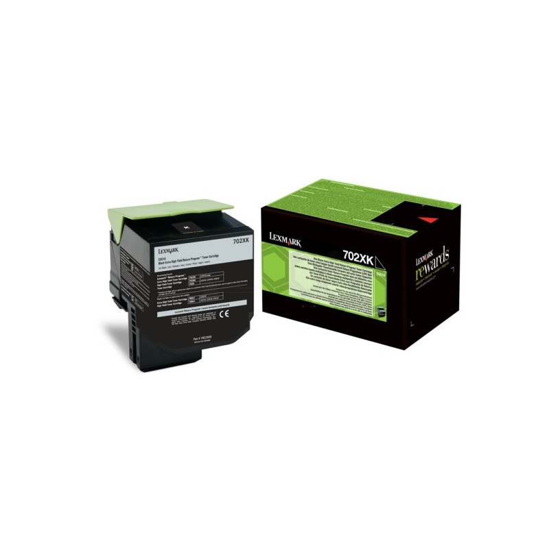 Lexmark 70C2XKE Musta Laserkasetti 8K