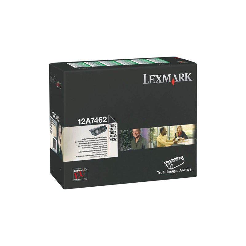 Lexmark 12A7462 Musta Laserkasetti 21K