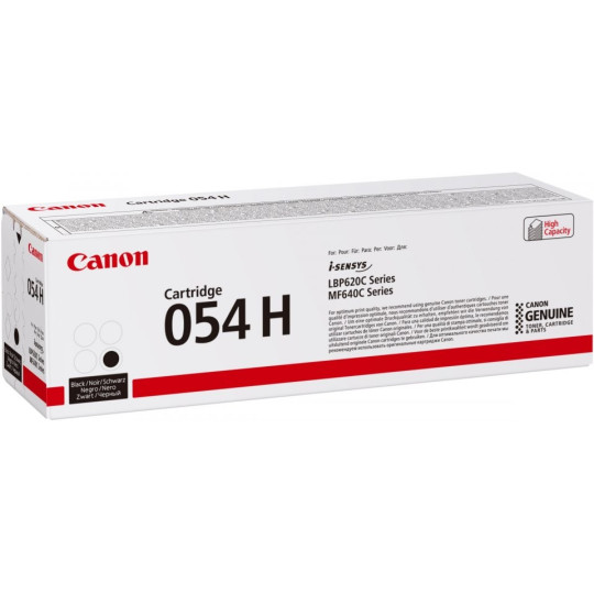 Canon 054H Musta Laserkasetti 3,1K