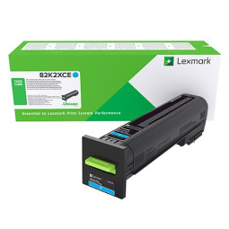 Lexmark 82K2XCE Cyan Laserkasetti 22K CX825/860