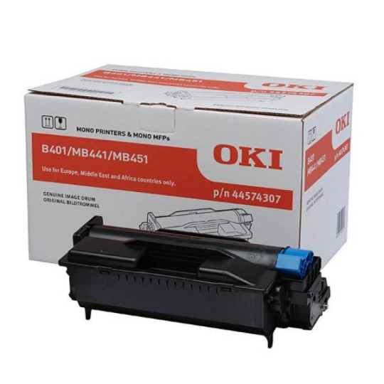 OKI B401/MB441/MB451 Musta 25K Rumpuyksikkö