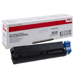 OKI B412/B432/MB472/MB492/MB562 Musta Värikasetti 7K
