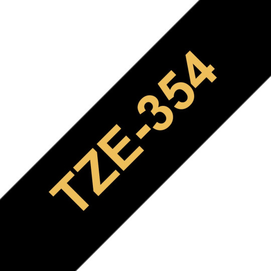 Brother TZe-354 24mm Kulta/Musta (P-Touch)