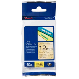 Brother TZe-PR831 12mm Musta/Kulta (P-Touch)