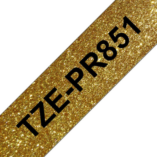 Brother TZe-PR851 24mm Musta/Kulta (P-Touch)
