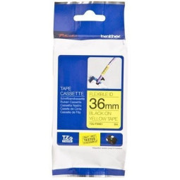 Brother TZe-FX661 36mm Musta/Keltainen (P-Touch FLEX)