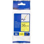 Brother TZe-FX661 36mm Musta/Keltainen (P-Touch FLEX)
